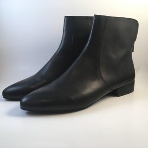 Lucky Brand Black Leather Booties 9.5 EUC